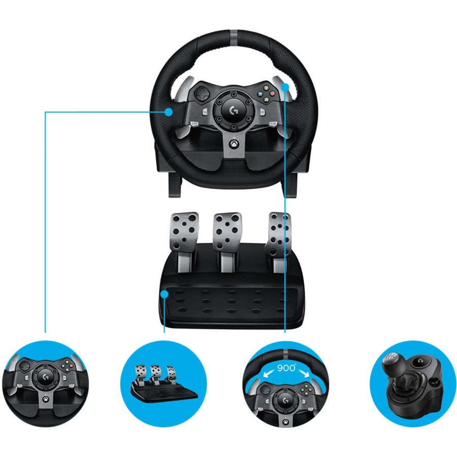 Logitech G920 Driving Force Racing Wheel For Xbox One And Pc