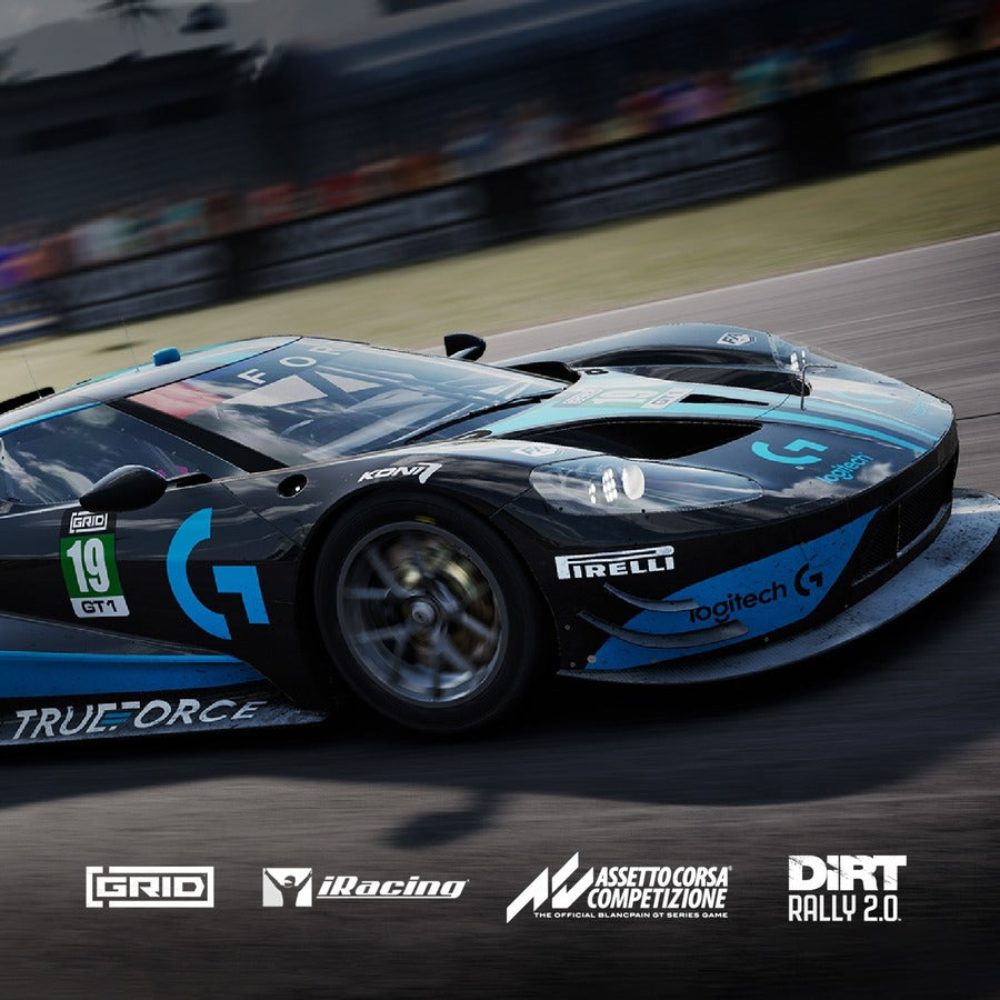 Logitech G923 Gaming Steering Wheel, Gaming Pedal