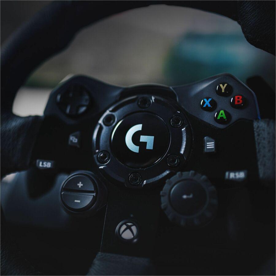 Logitech G923 Gaming Steering Wheel, Gaming Pedal