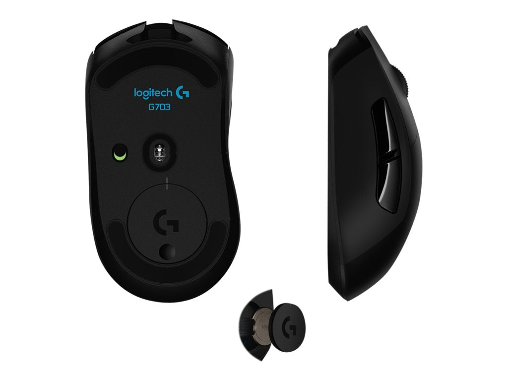 Logitech Gaming Mouse G703 - Mouse - optical - wireless - black