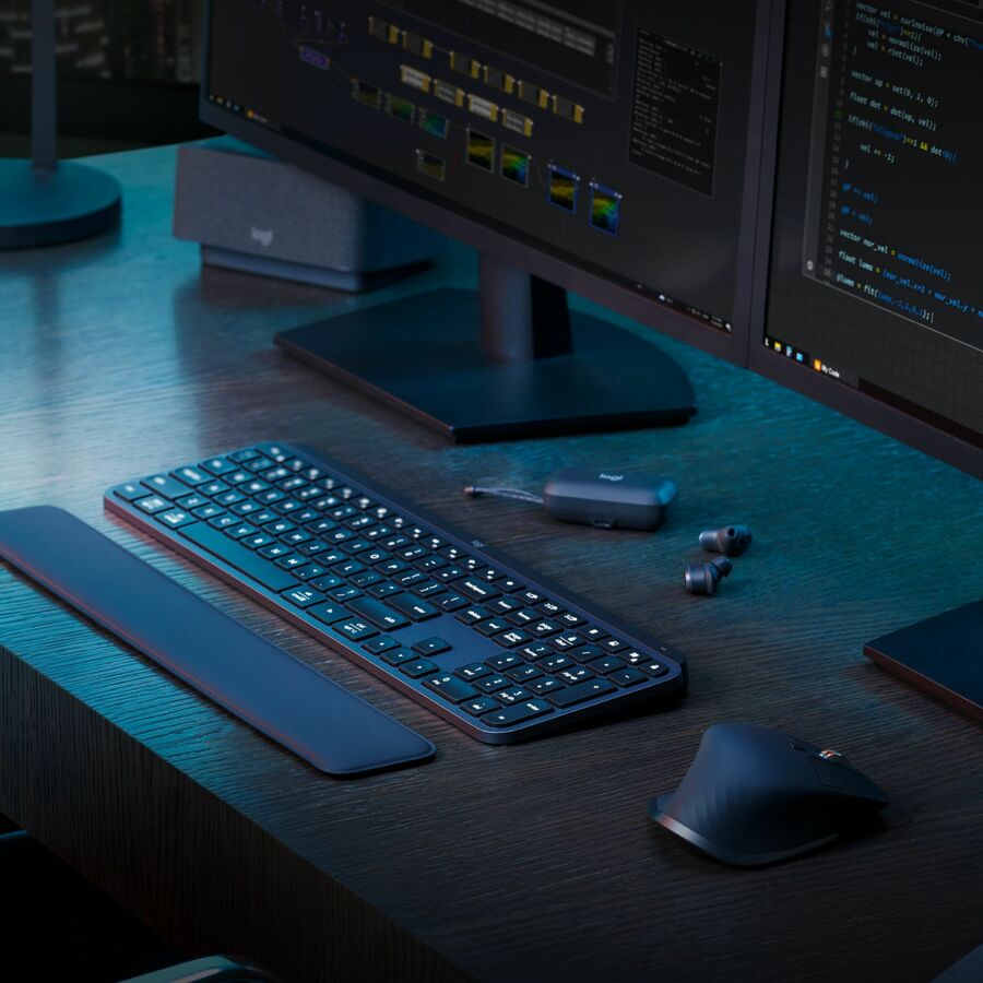 Logitech Keyboard - Wireless Connectivity - Bluetooth - USB Type C Interface - PC, Mac -