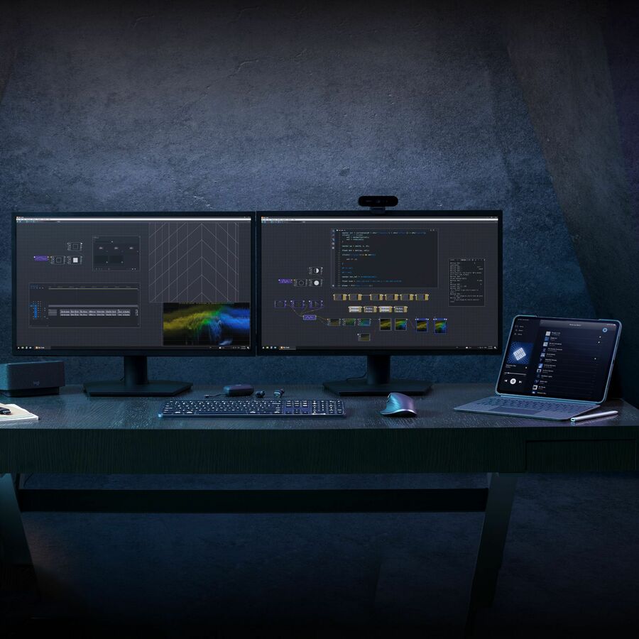 Logitech Keyboard - Wireless Connectivity - Bluetooth - USB Type C Interface - PC, Mac -