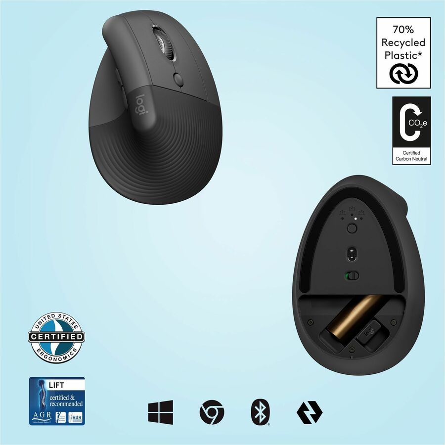 Logitech Lift Vertical Ergonomic Mouse