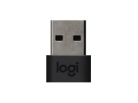 Logitech Logi Zone Wired USB-A Adapter - USB adapter - USB Type A (M) to 24 pin USB-C (F) - graphite - for Zone Wired