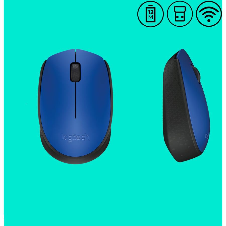 Logitech M171 Wireless Mouse Ambidextrous Rf Wireless
