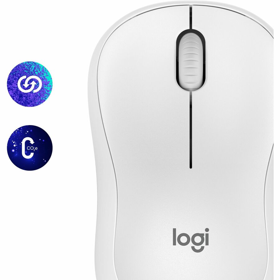 Logitech M240 Silent Bluetooth Mouse - Travel Mouse - Wireless - Bluetooth - Off White -