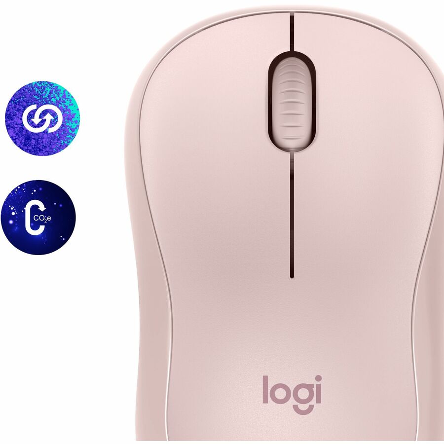 Logitech M240 Silent Bluetooth Mouse - Travel Mouse - Wireless - Bluetooth - Rose -