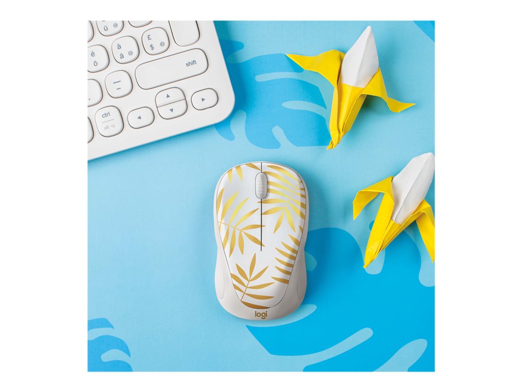 Logitech M317 - Design Collection Limited Edition - mouse - right and left-handed - optical - 3 buttons - wireless - 2.4