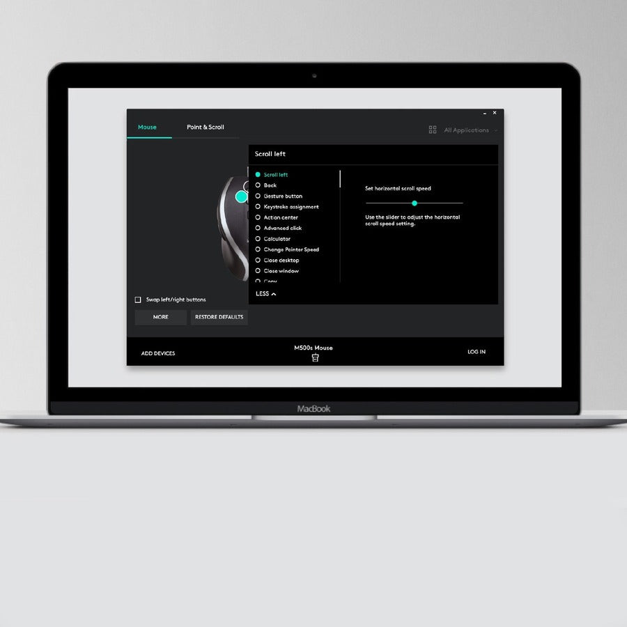 Logitech M500 Mouse Right-Hand Usb Type-A Opto-Mechanical 4000 Dpi