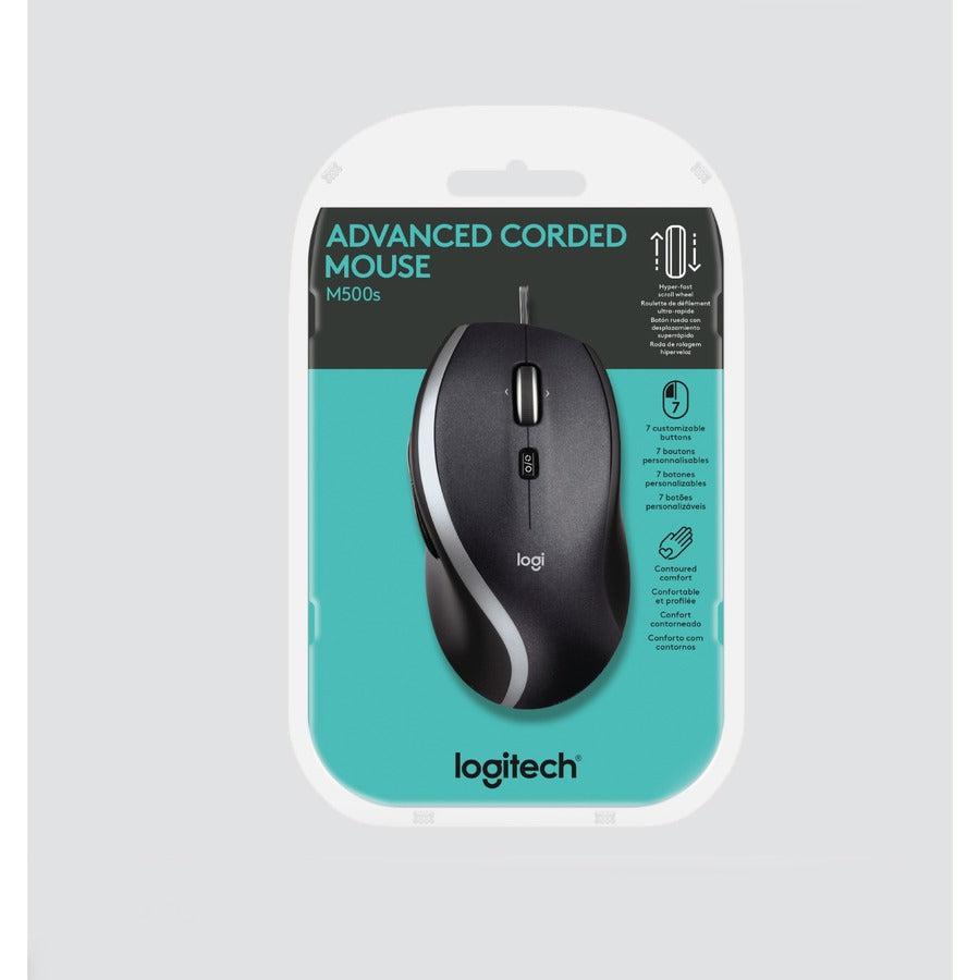 Logitech M500 Mouse Right-Hand Usb Type-A Opto-Mechanical 4000 Dpi