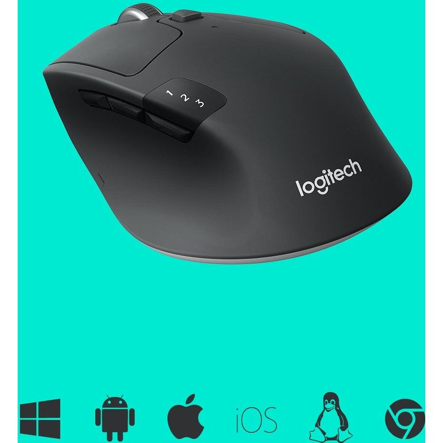 Logitech M720 Triathlon Mouse Right-Hand Rf Wireless+Bluetooth Optical 1000 Dpi