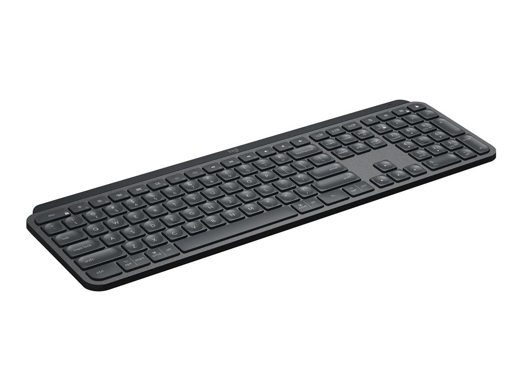 Logitech MX Keys - Keyboard - backlit - Bluetooth, 2.4 GHz - QWERTY - US - graphite