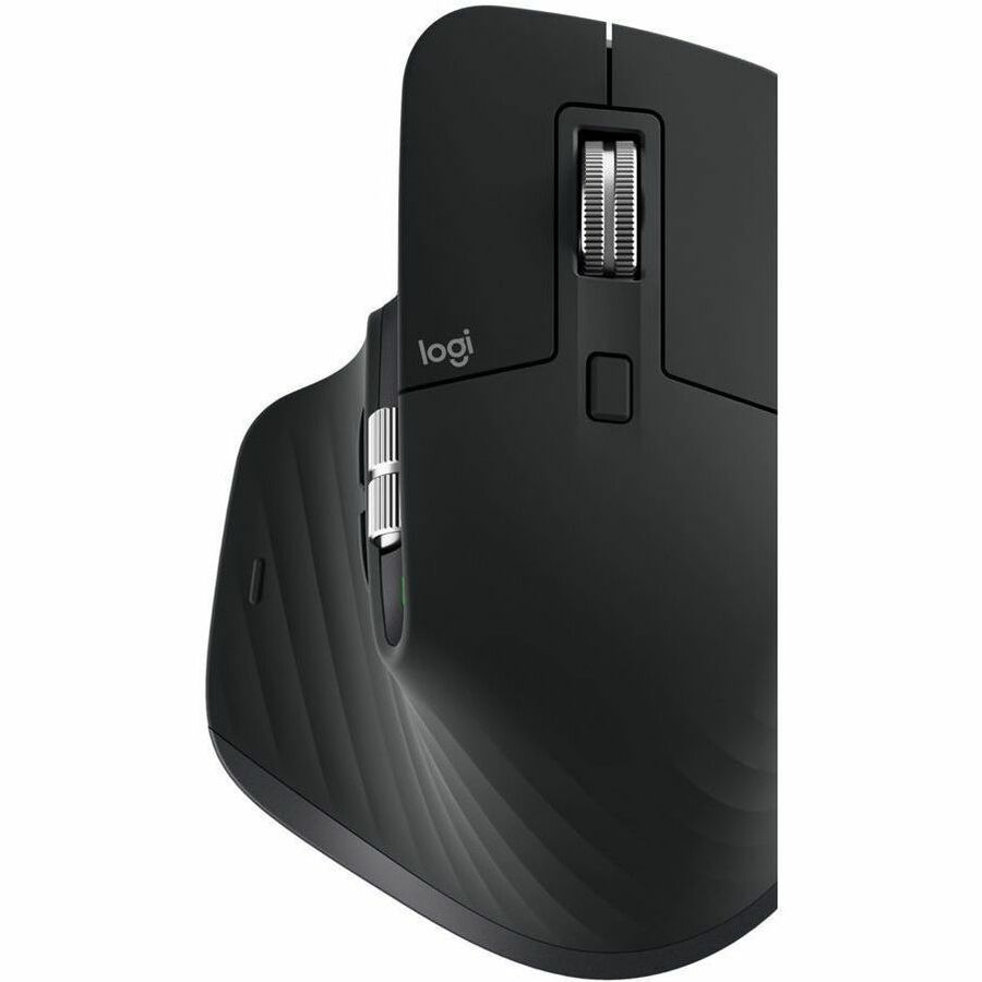 Logitech MX Master 3S - Wireless Performance Mouse with Ultra-fast Scrolling, Ergo, 8K DPI, Track on Glass, Quiet Clicks, USB-C, Bluetooth, Windows, Linux, Chrome (Black) 910-006556
