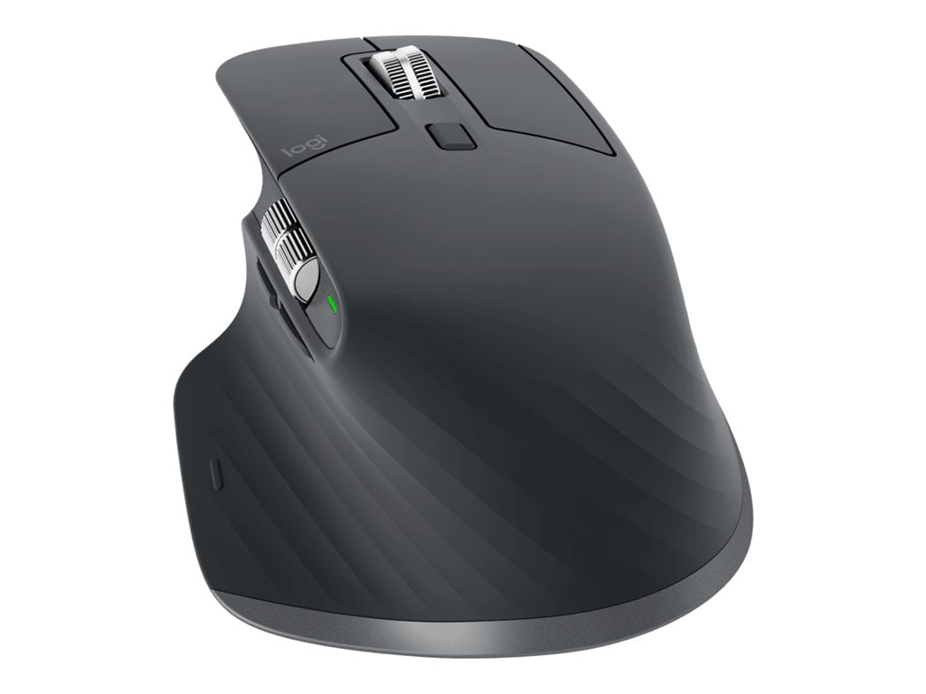 Logitech Master Series MX Master 3S - Mouse - ergonomic - optical - 7 buttons - wireless - Bluetooth, 2.4 GHz - Logitech