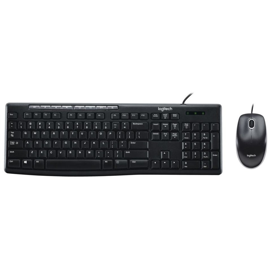 Logitech Media Combo MK200 Keyboard & Mouse - Retail 920-002714
