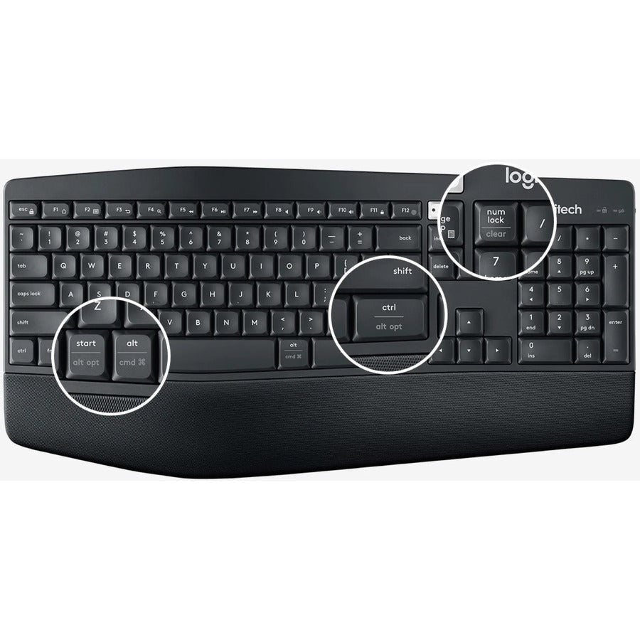 Logitech Mk850 Performance Wireless And Mouse Combo Keyboard Rf Wireless + Bluetooth Qwerty English Black