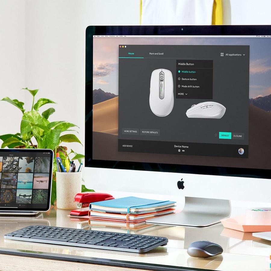 Logitech Mx Anywhere 3 Mouse Right-Hand Rf Wireless+Bluetooth 4000 Dpi