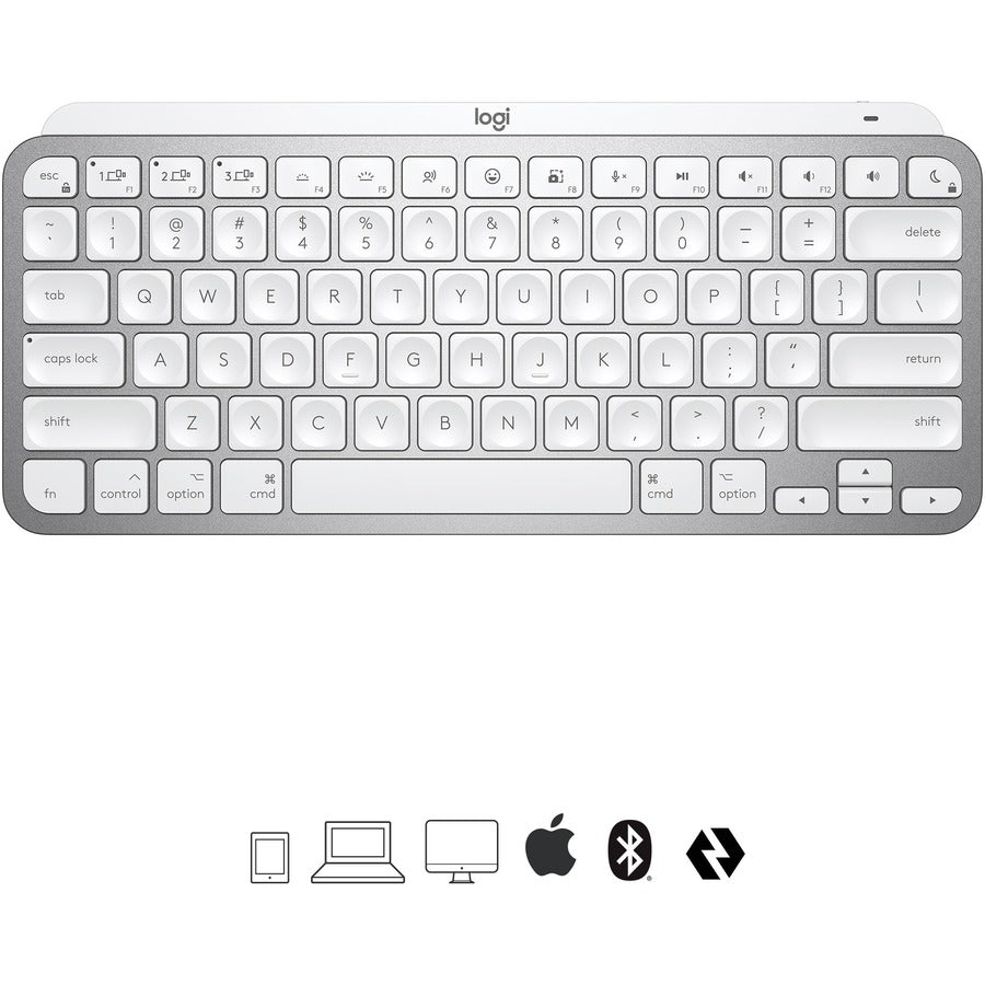 Logitech Mx Keys Mini For Mac Minimalist Wireless Illuminated Keyboard