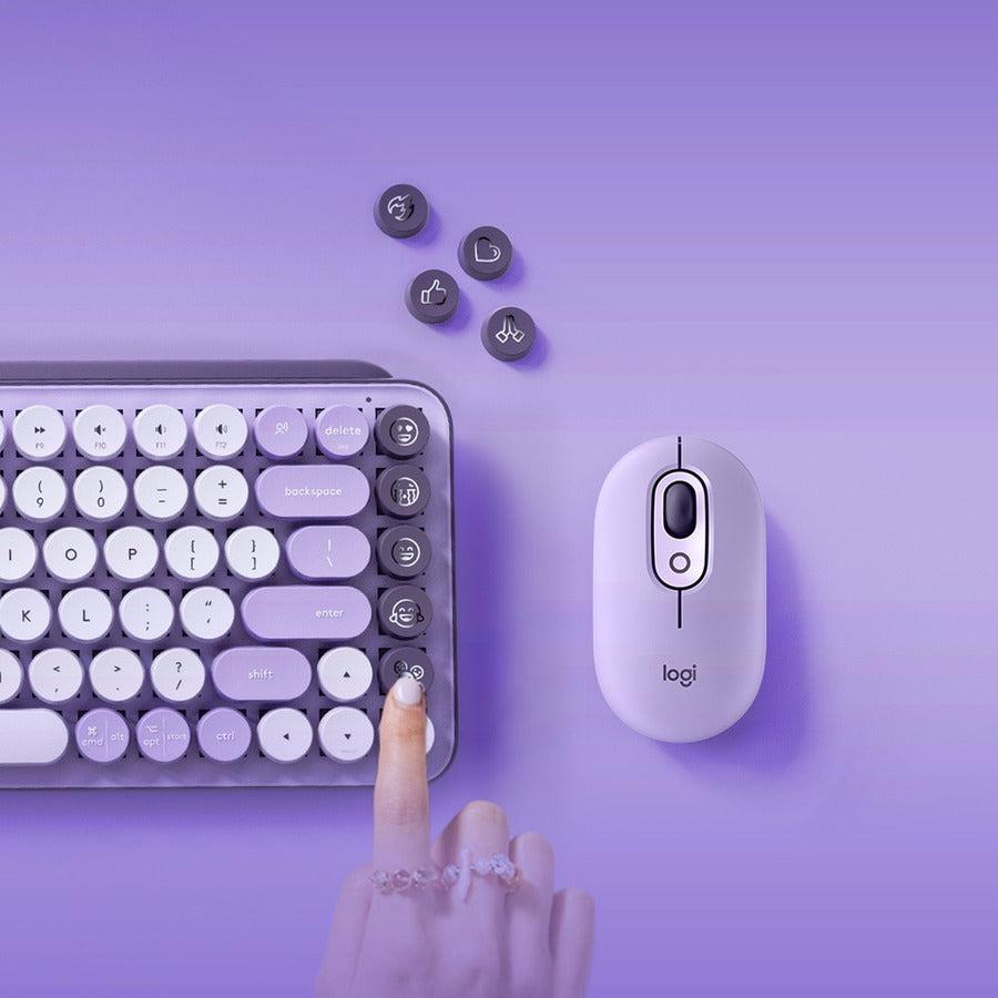 Logitech POP Keys Wireless Mechanical Keyboard with Customizable Emoji Keys