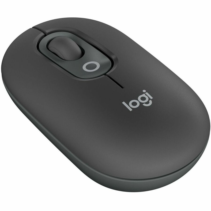 Logitech POP Mouse - Optical - Wireless - 32.81 ft - Bluetooth - Nightfall - USB - 4000