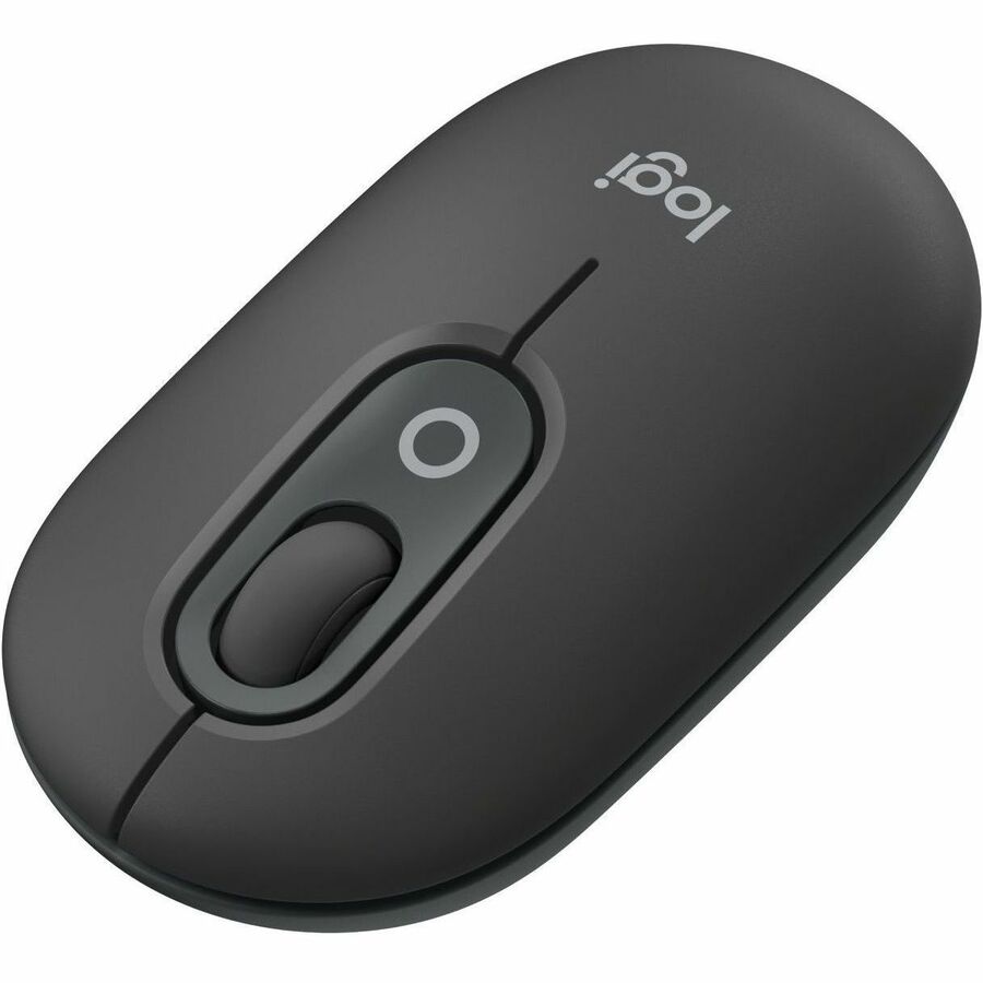 Logitech POP Mouse - Optical - Wireless - 32.81 ft - Bluetooth - Nightfall - USB - 4000