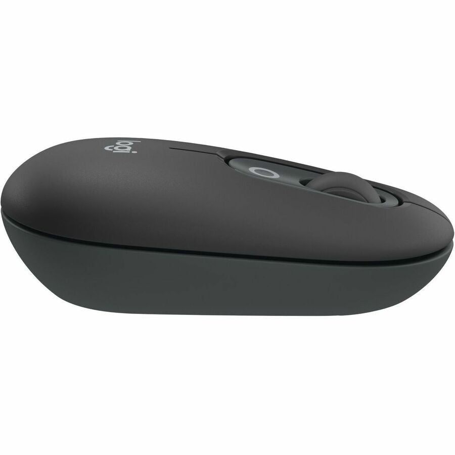 Logitech POP Mouse - Optical - Wireless - 32.81 ft - Bluetooth - Nightfall - USB - 4000