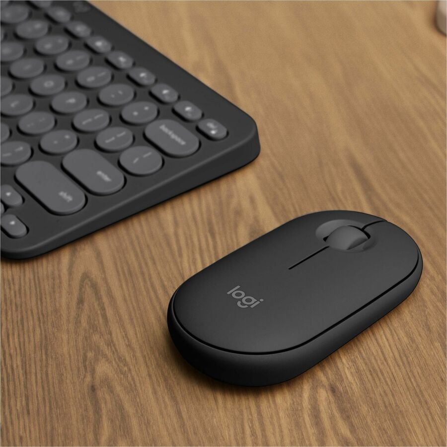 Logitech Pebble 2 Combo Keyboard & Mouse - USB Type A Wireless Bluetooth Keyboard - Tonal