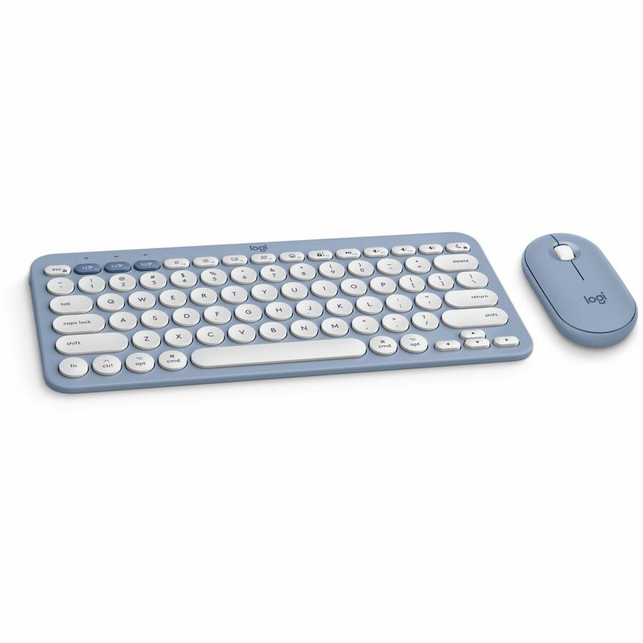 Logitech Pebble 2 Combo for Mac, Wireless Keyboard and Mouse, Slim, Quiet and Portable, 920-012202