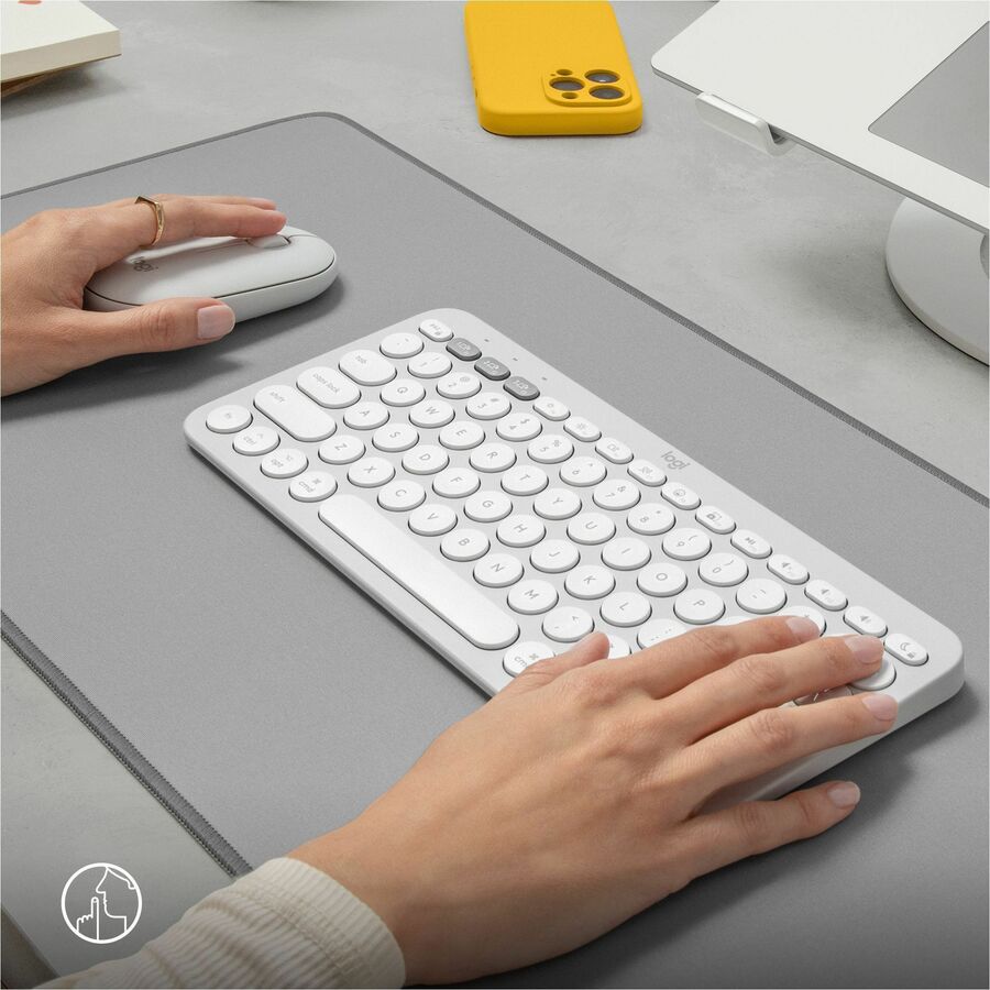 Logitech Pebble 2 Combo for Mac Wireless Keyboard and Mouse - USB Type A Wireless