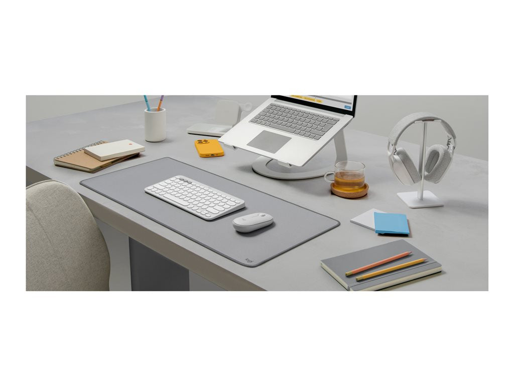 Logitech Pebble Keys 2 K380s - Keyboard - wireless - Bluetooth LE - QWERTY - English - tonal white 920-011776