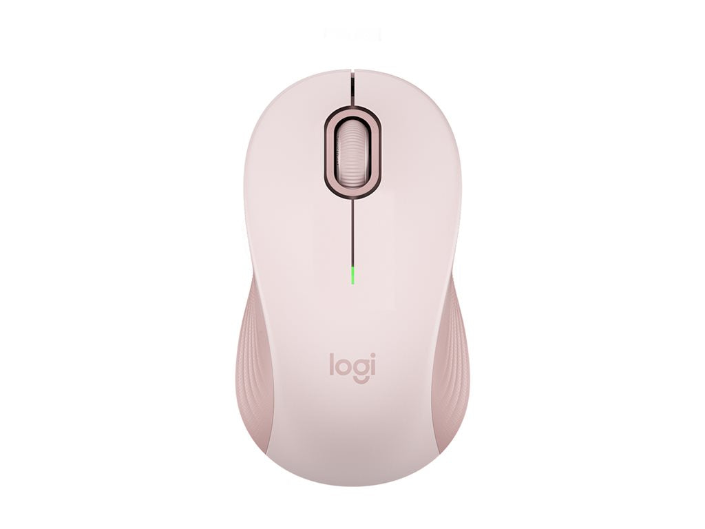 Logitech Signature M550 - Mouse - optical - 3 buttons - wireless - Bluetooth - Logitech Logi Bolt USB receiver - rose