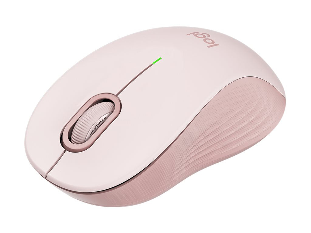 Logitech Signature M550 - Mouse - optical - 3 buttons - wireless - Bluetooth - Logitech Logi Bolt USB receiver - rose