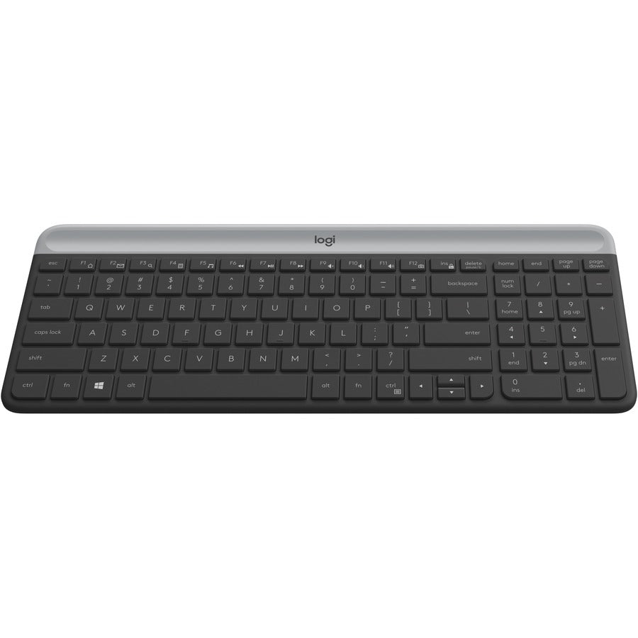 Logitech Slim Wireless Combo Mk470 Keyboard Rf Wireless Graphite
