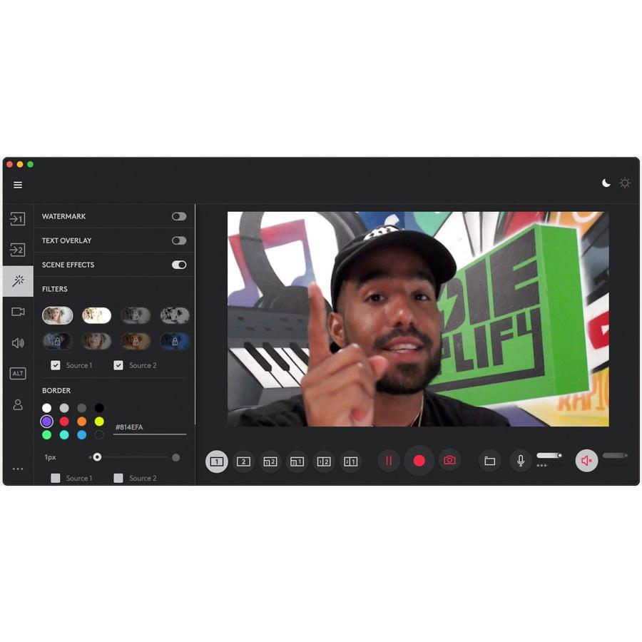 Logitech Streamcam Plus Webcam 1920 X 1080 Pixels Usb 3.2 Gen 1 (3.1 Gen 1) Black