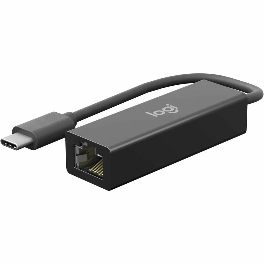 Logitech USB-C to Ethernet Adapter - USB Type C - 125 MB/s Data Transfer Rate - 1 Port(s)