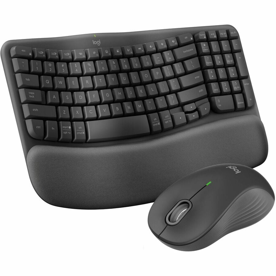 Logitech Wave Keys MK670 Keyboard & Mouse - USB Wireless Bluetooth Keyboard - English