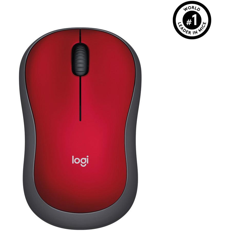 Logitech Wireless M185 Mouse Ambidextrous Rf Wireless Optical 1000 Dpi