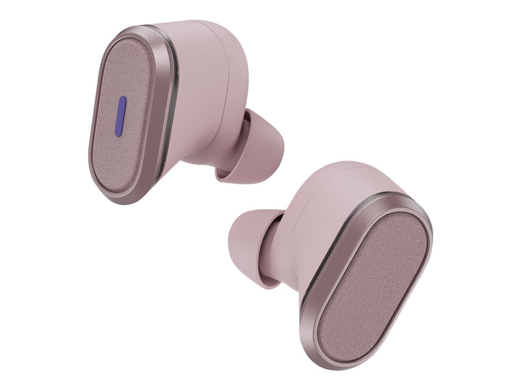 Logitech Zone True Wireless - True wireless earphones with mic - in-ear - Bluetooth - active noise canceling - rose - Zoom Certified 985-001089
