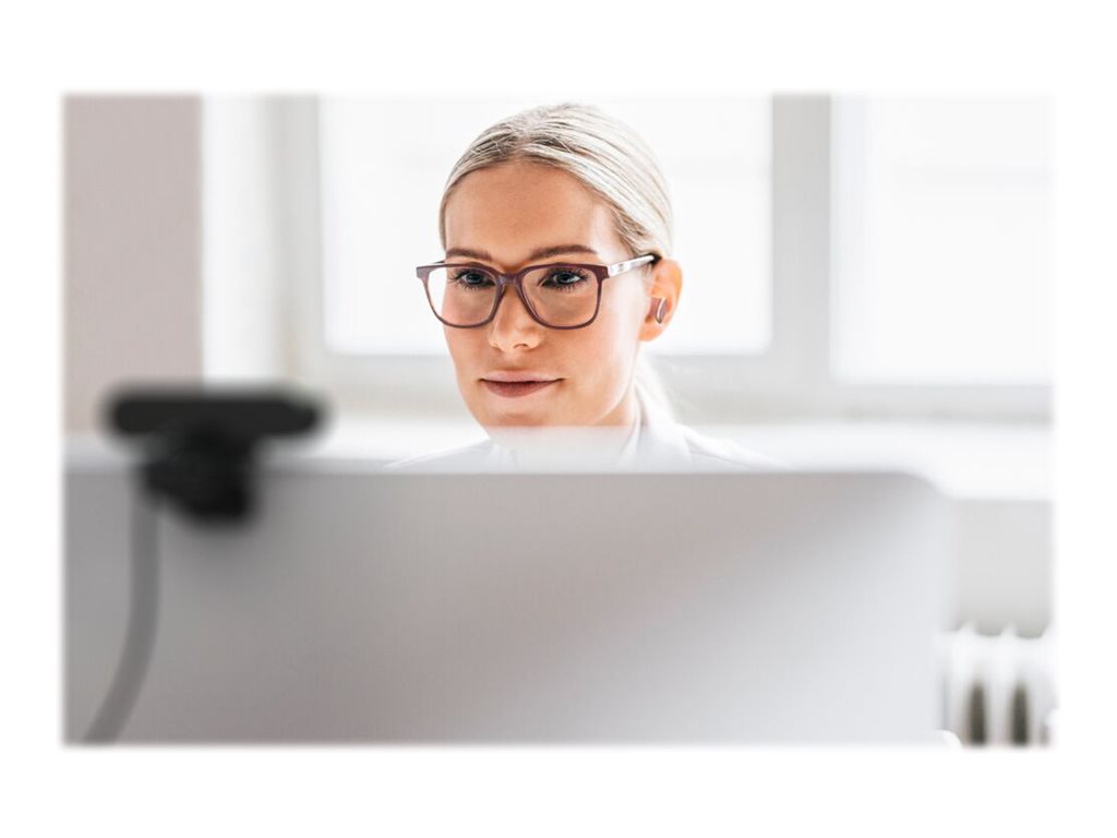 Logitech Zone True Wireless - True wireless earphones with mic - in-ear - Bluetooth - active noise canceling - rose - Zoom Certified 985-001089