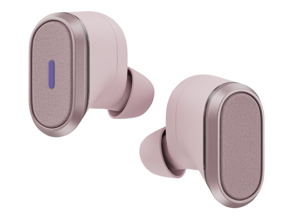 Logitech Zone True Wireless - True wireless earphones with mic - in-ear - Bluetooth - active noise canceling - rose - Zoom Certified 985-001089