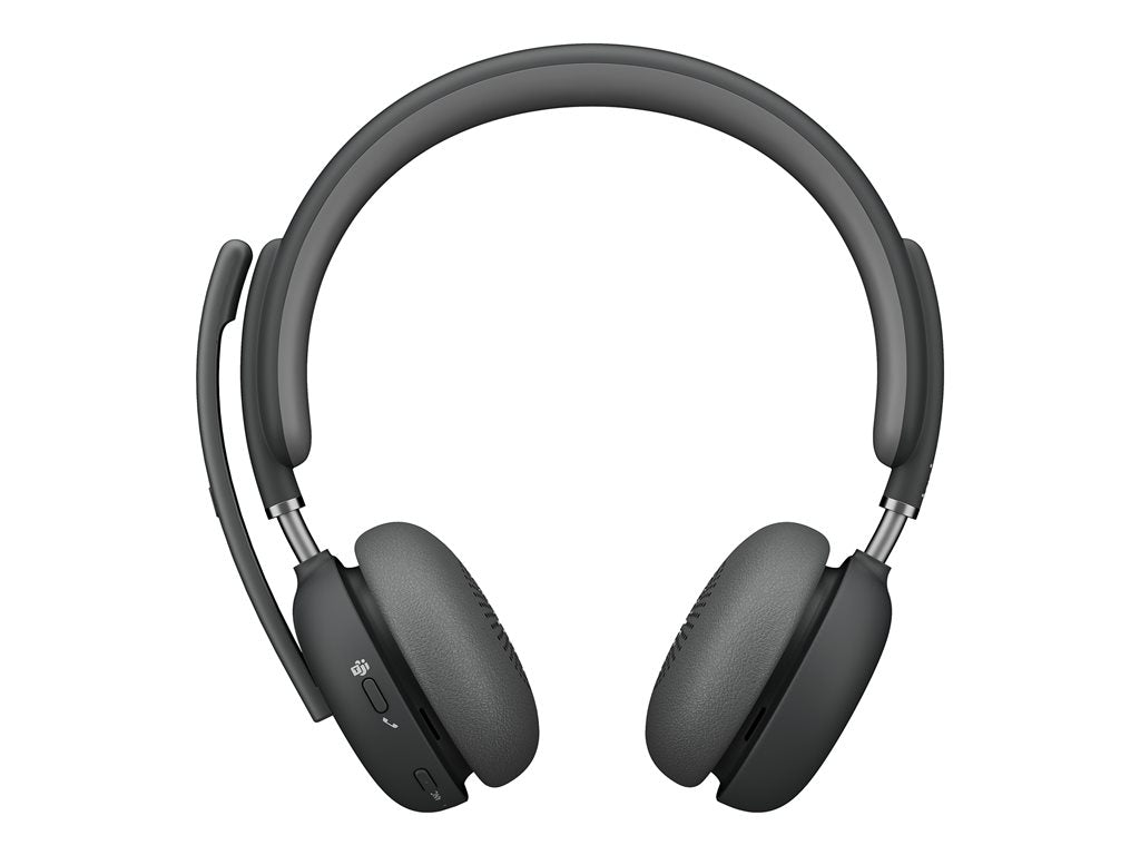Logitech Zone Wireless 2 Premium Noise Canceling Headset with Hybrid ANC, Certified for Microsoft Teams and Fast Pair, Graphite 981-001151