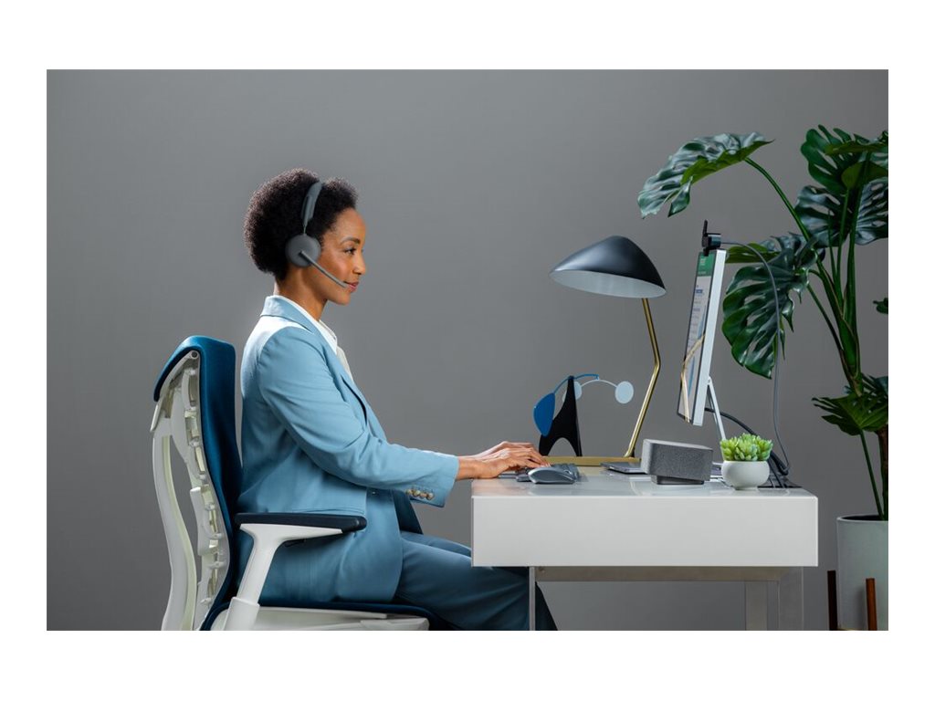 Logitech Zone Wireless 2 Premium Noise Canceling Headset with Hybrid ANC, Certified for Microsoft Teams and Fast Pair, Graphite 981-001151