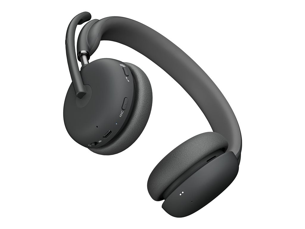 Logitech Zone Wireless 2 Premium Noise Canceling Headset with Hybrid ANC, Certified for Microsoft Teams and Fast Pair, Graphite 981-001151