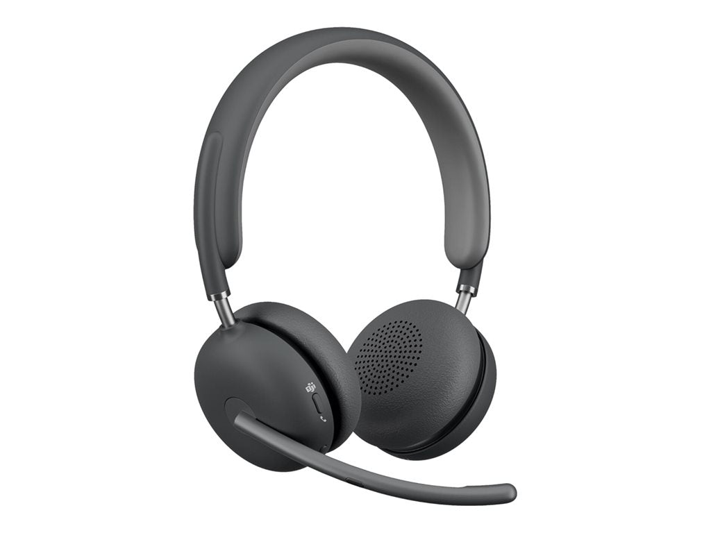 Logitech Zone Wireless 2 Premium Noise Canceling Headset with Hybrid ANC, Certified for Microsoft Teams and Fast Pair, Graphite 981-001151