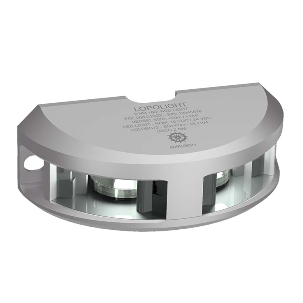 Lopolight Series 200-024 - Navigation Light - 2NM - Vertical Mount - White - Silver
