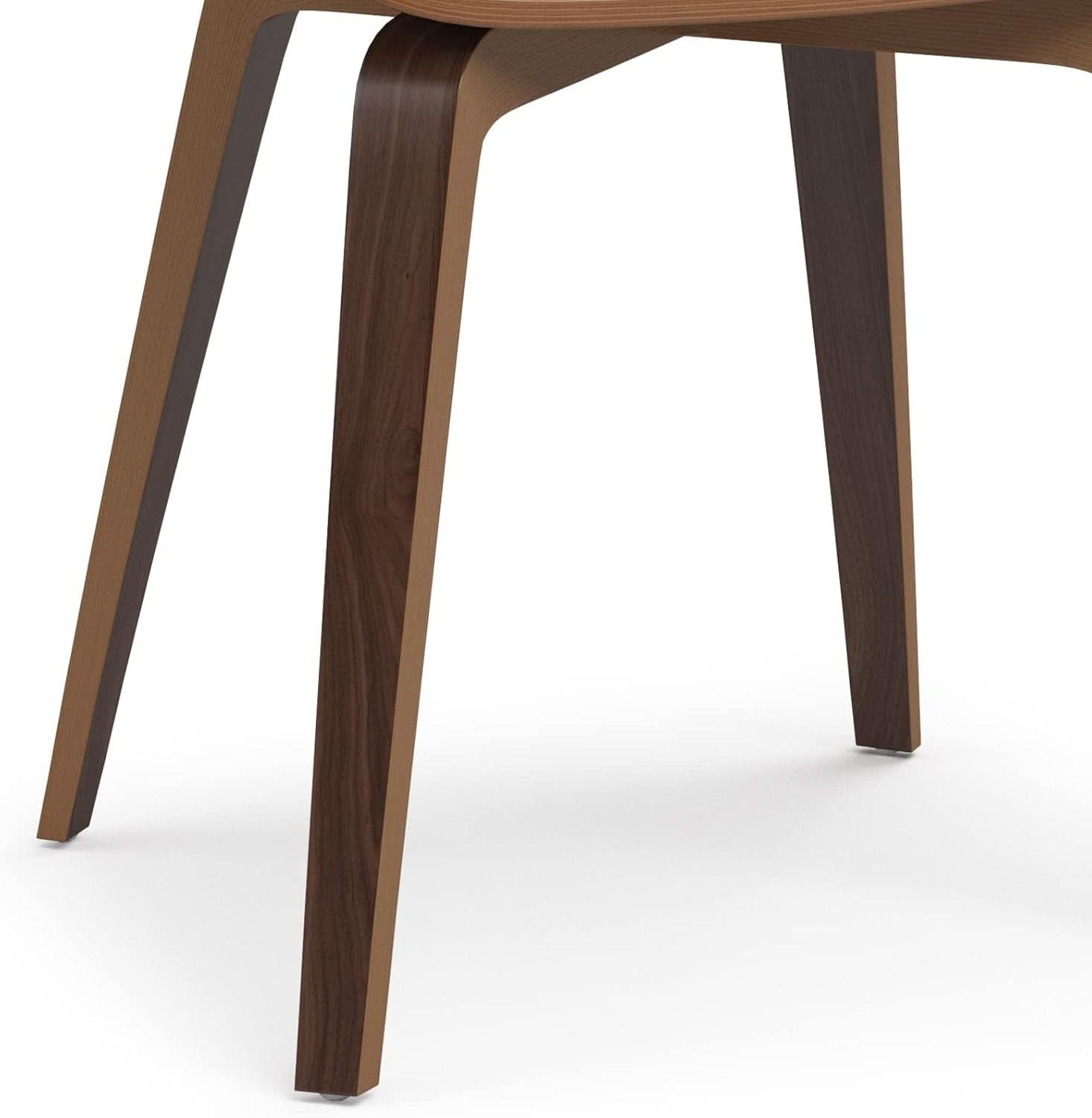Lowell Mid Century Bentwood Dining Chair Turquoise Linen Look Fabric