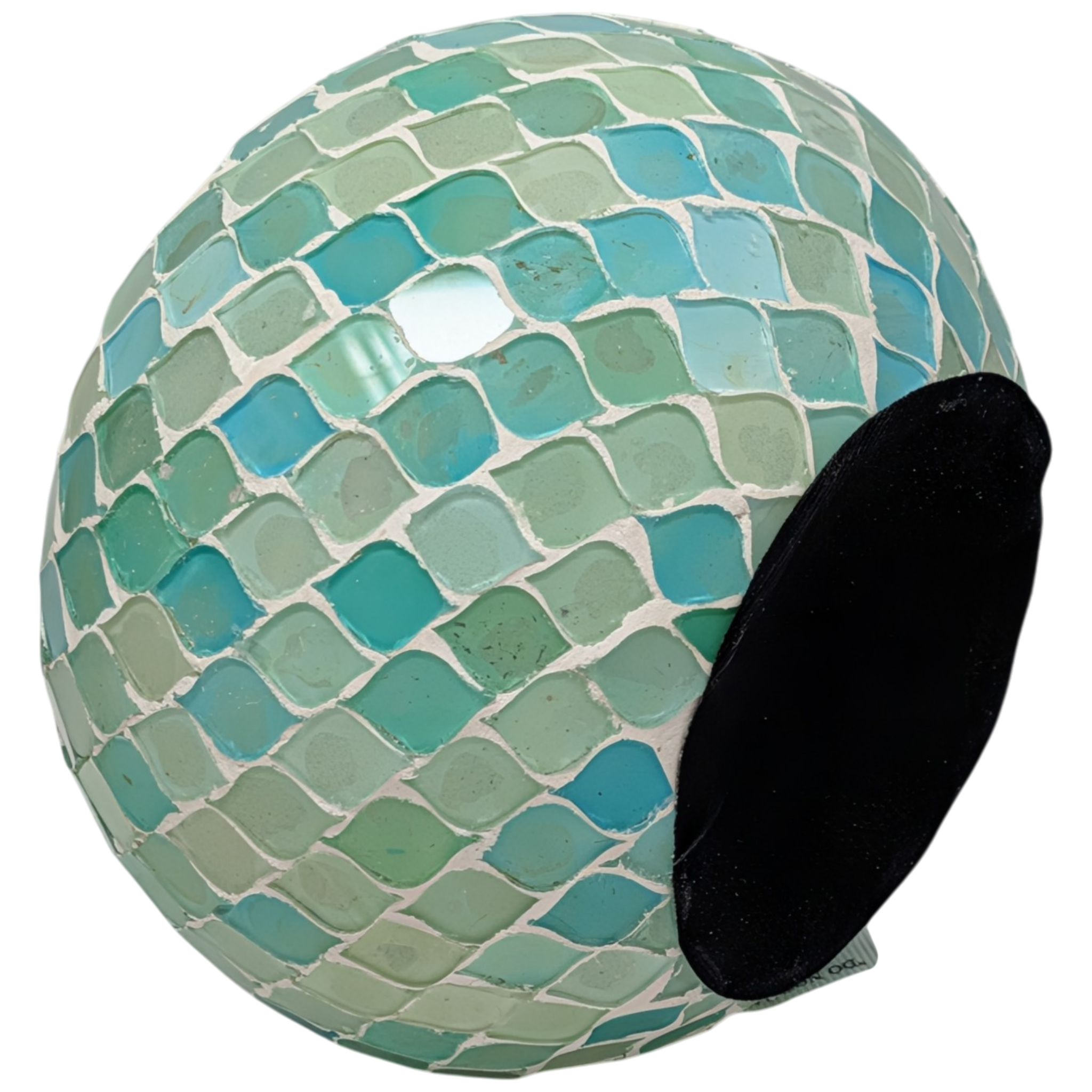 Luminescent Turquoise Gem: Cylindrical Mosaic Vessels