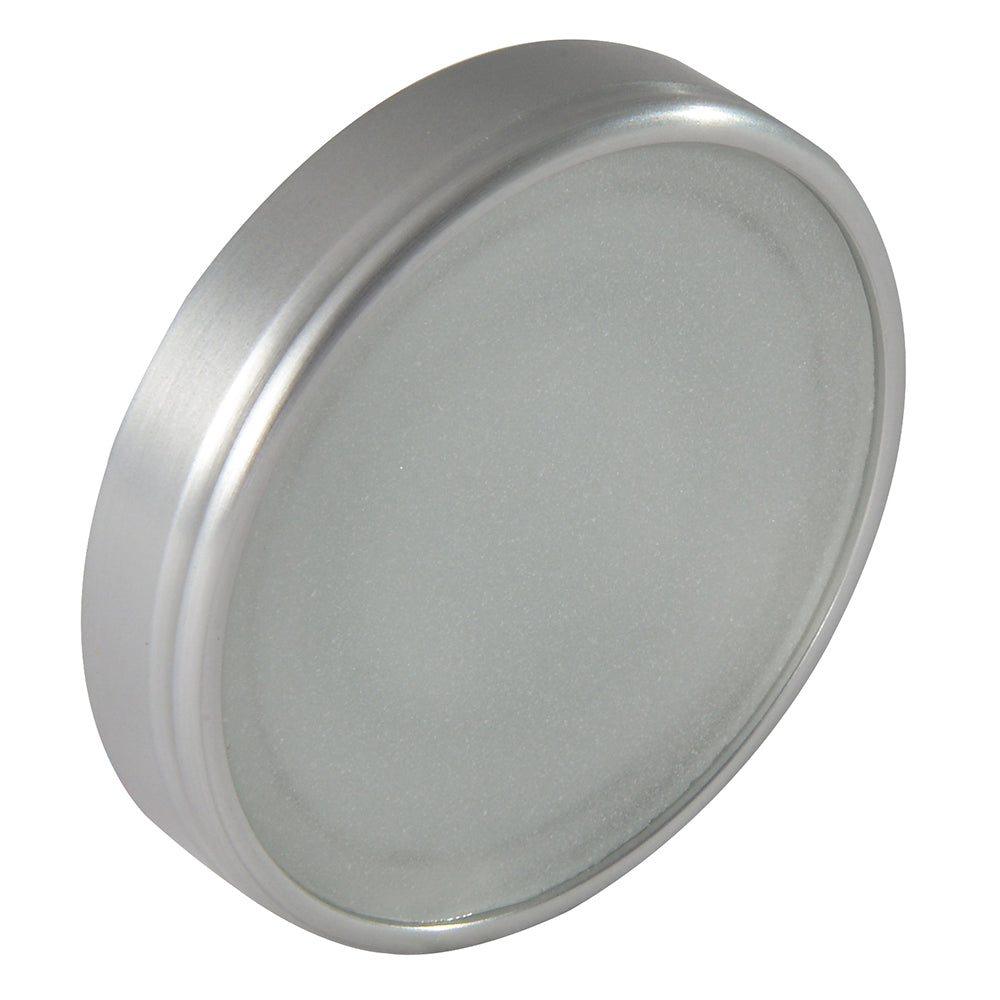 Lumitec Halo - Flush Mount Down Light - Brushed Finish - 4-Color White/Blue/Red/Purple