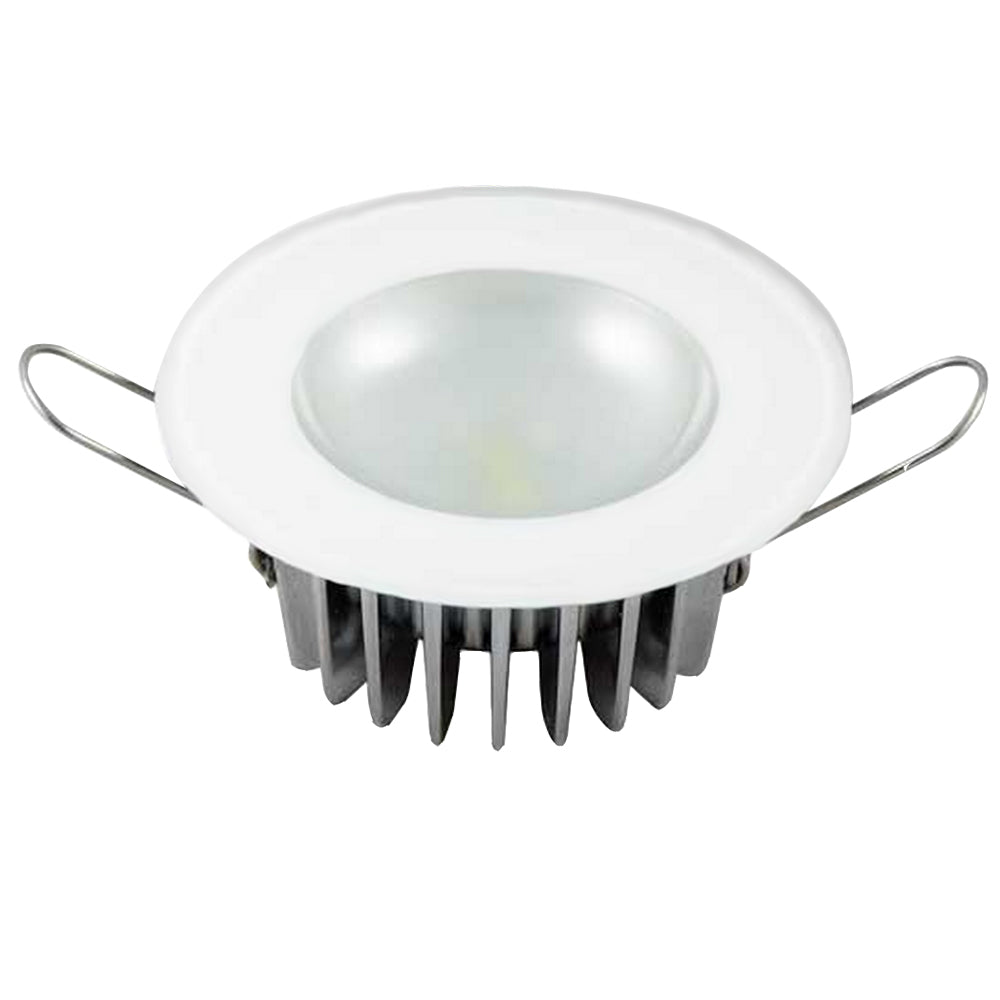 Lumitec Mirage - Flush Mount Down Light - Glass Finish - 3-Color Red/Blue Non Dimming