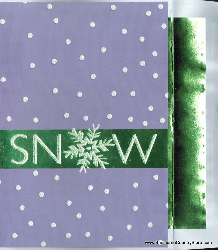Luxury Greetings 18 Count - Snow